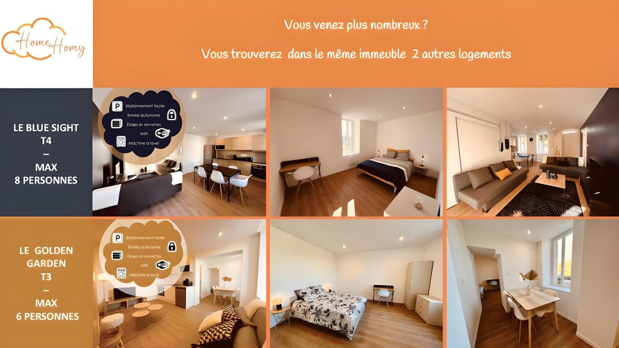Le Sweet Terracotta - Homy Appartement Montluçon